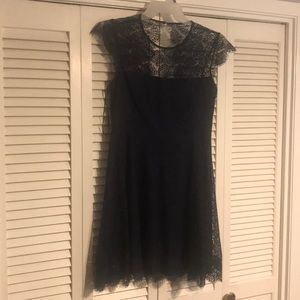 Navy lace dress
